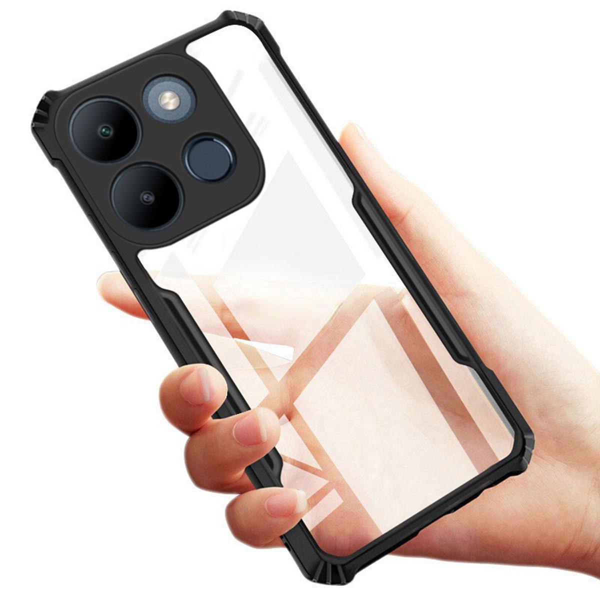 Infinix Smart 7 Back Cover Silicon Camera Protection Case X6515 Infinix Smart 7 Back Cover Fusion Case