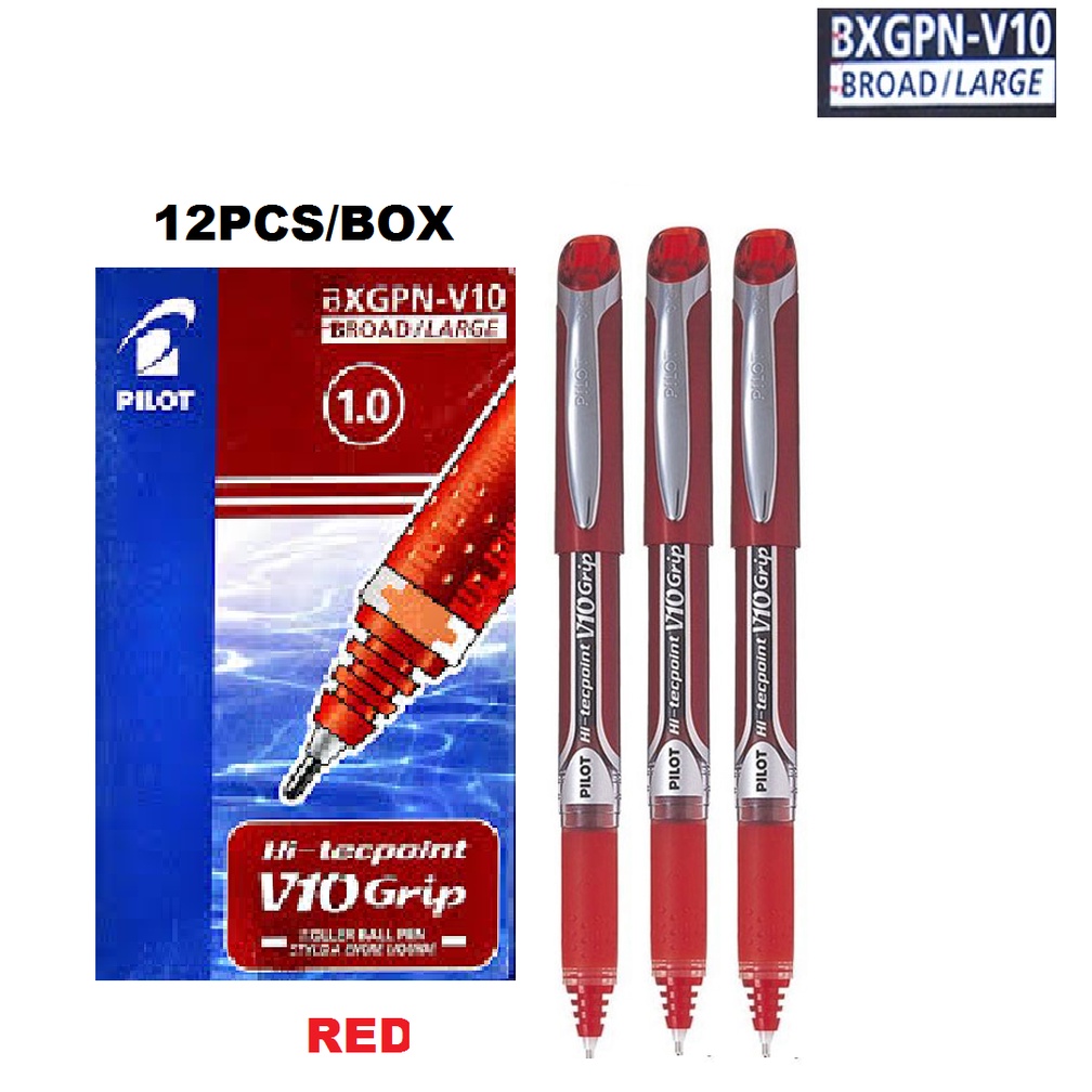 Pilot V10 Hi-Tecpoint V Grip 1.0 Pen. 