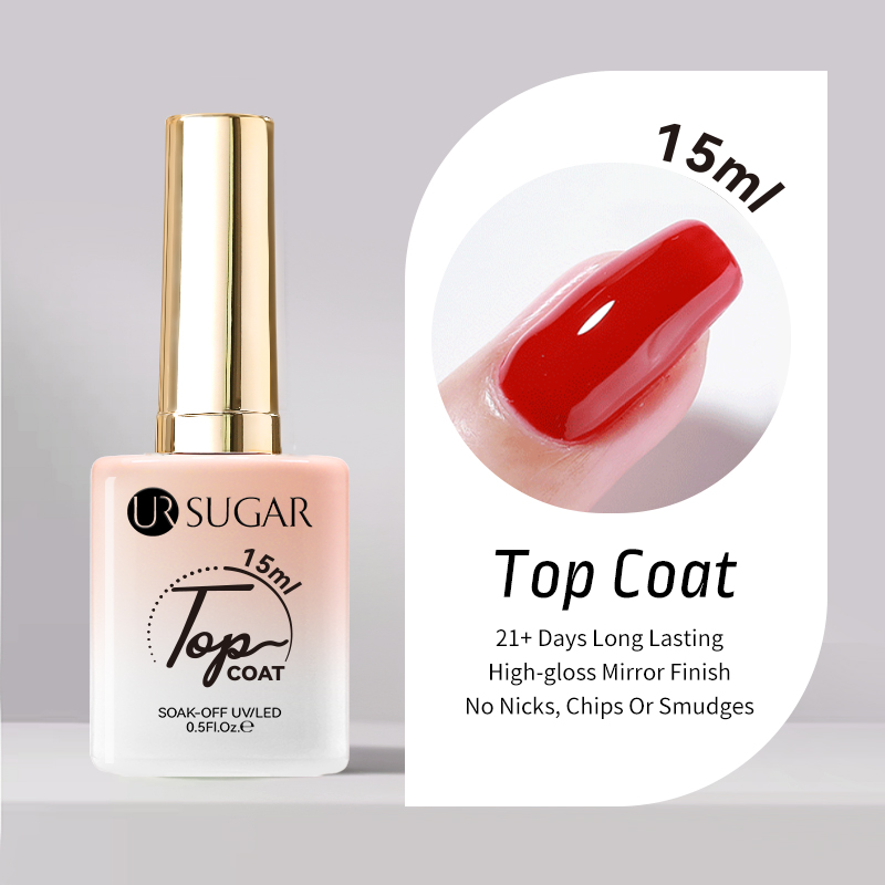 UR SUGAR 15ml Cherry Red Jelly Gel Nail Polish Christmas Nails Art Gel Polish Translucent Nail Gel for Winter Manicure Art