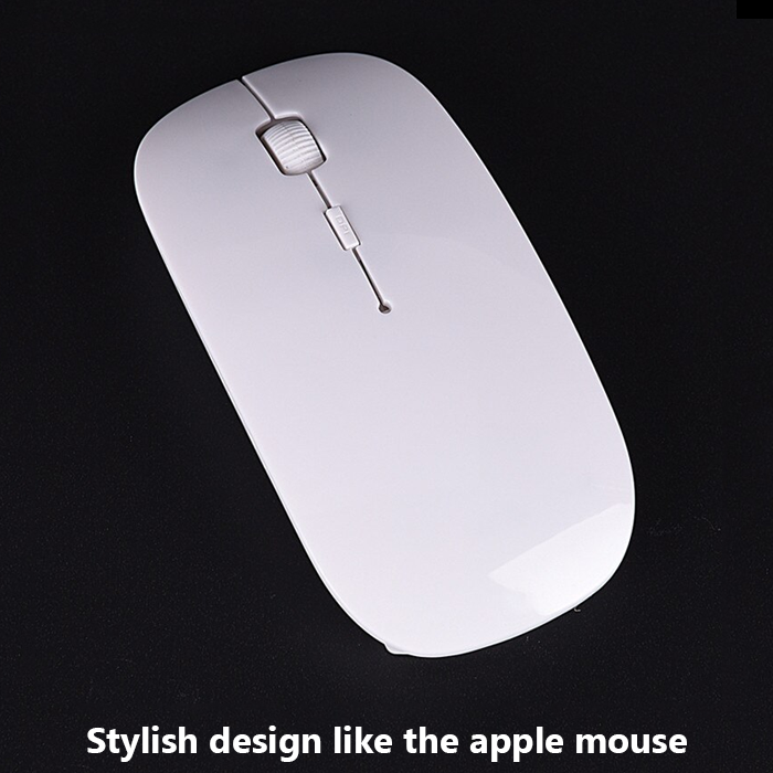 Wireless Mouse Z4 Like Apple Mouse Supports Windows Android iOS Can be used for laptop desktop mini pc android tv 2.4 GHz wireless mouse dpi mouse. 