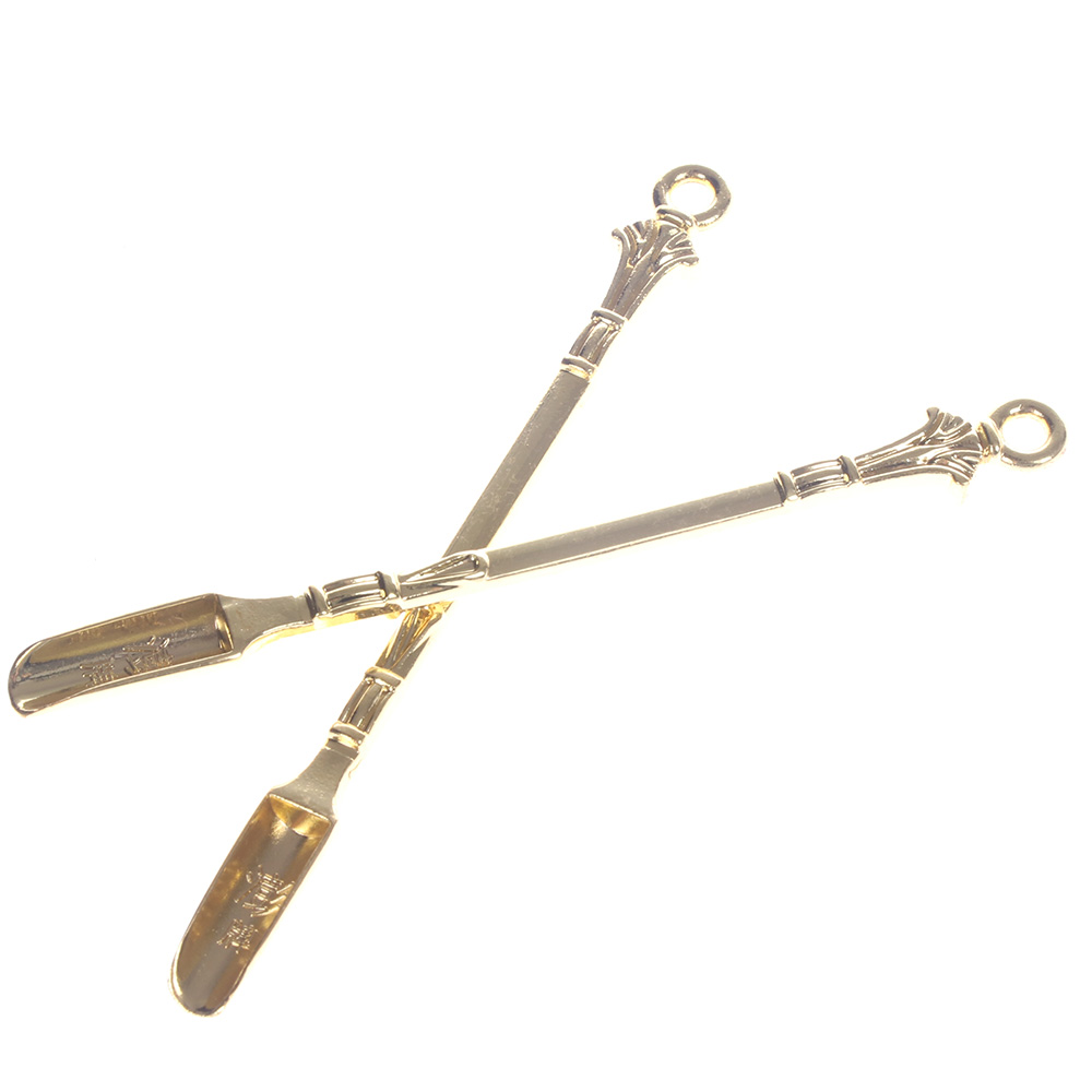 85MM Metal Spoon Use For Sniffer Snorter Snuff Powder Spoon Pendants Newly. 