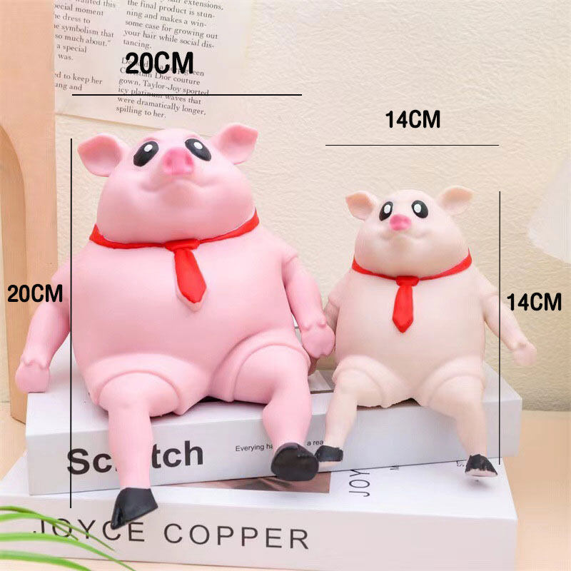 Piggy squeeze toy pig stretching squishy toy stretch squeeze stress squishy toy soft squeeze toy stretch toy. 