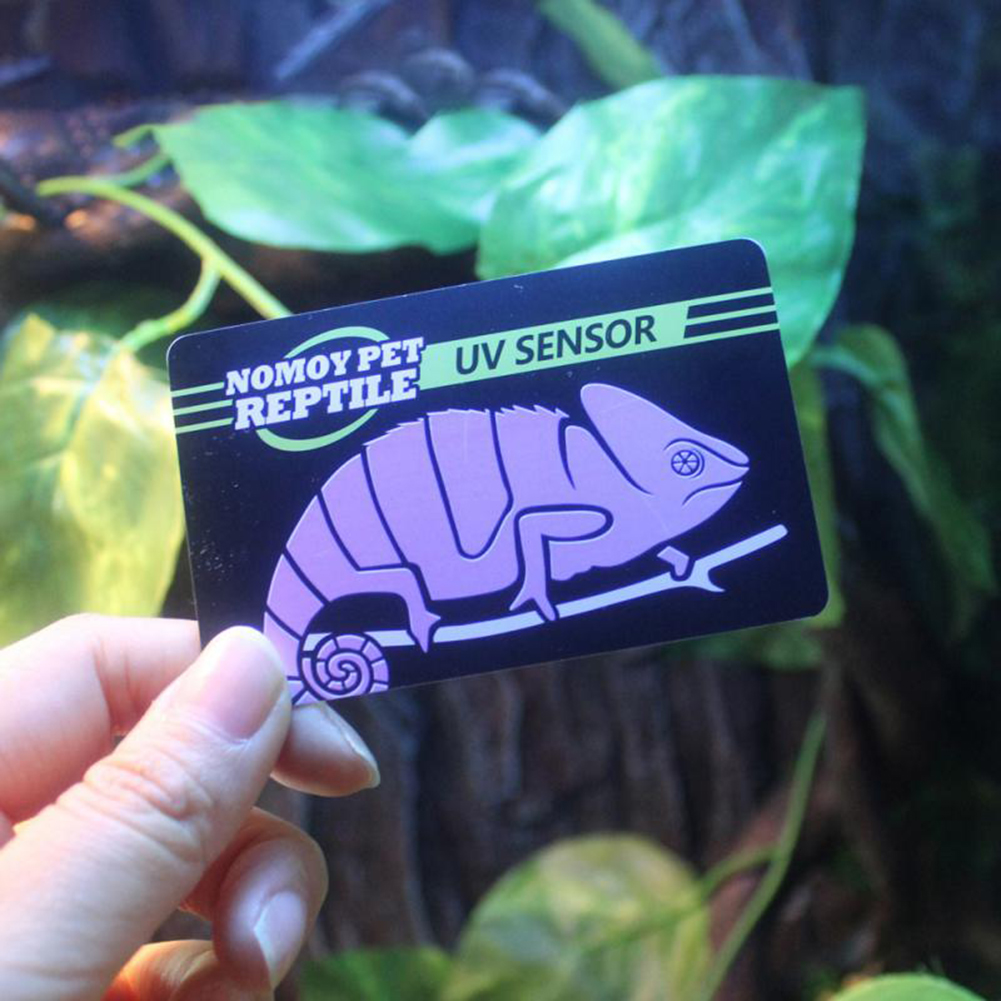 Reptile Uvb Uv Test Card 10 Seconds Detection Reusable Card Reptile Accessories Aquarium Equipment. 