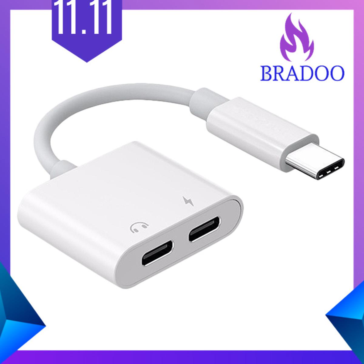 Câble Répartiteur USB-C 2-en-1 - Prise Double USB-C, Charge ET écoute Simultanée - Compatible Ordinateurs, Smartphones, Tablettes