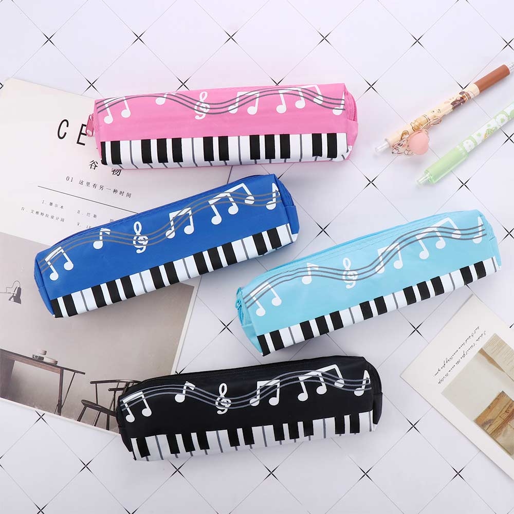 New Boy Creative ingle Layer Pen Bag chool tationery Muic Box Muical Pencil Cae tudent Pencil Cae Piano Note Pencil Bag Muical Note Piano Pouch. 