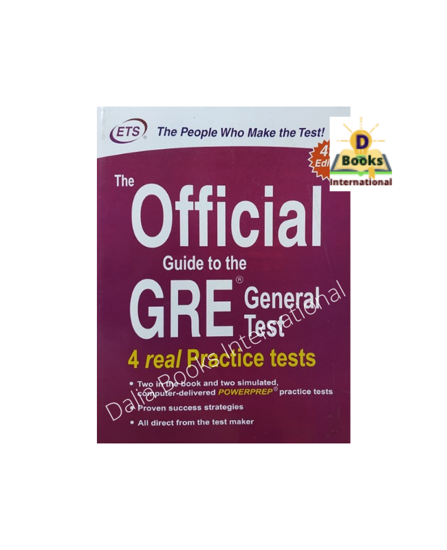 The Official Guide to the GRE General Test ( 4th Edition ). 