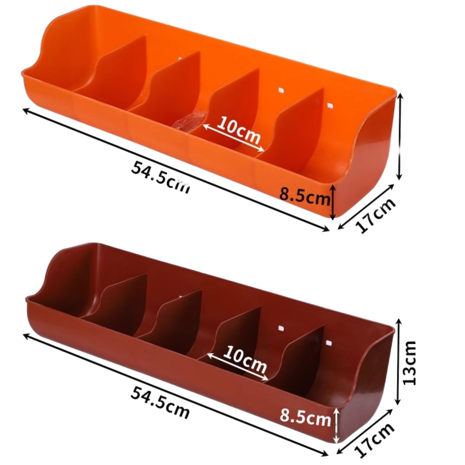 GC Pig Feed Trough, Wall Mounted Pig Feeder, 4 Grids Drinking Trough, 0-40 Centigrade Temperature Range Water Bowl, Farm Supply For Poultry, Livestock. 