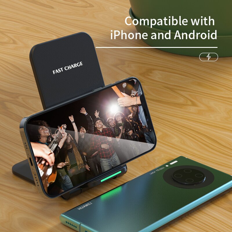 30W Qi Wireless Charger Dock for Samsung Galaxy S21 FE Wireless Induction Fast Charging Pad for Galaxy S22 Ultra. 