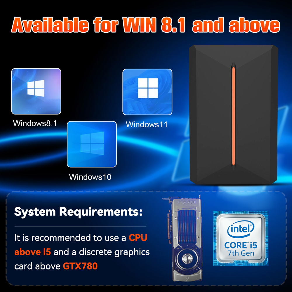 Launchbox Gaming Hard Drive Disk Retro Game Console for PS4/PS3/PS2/WiiU/Wii/N64/DC/PS1 for Win PC/Laptop With 3760+PC/3D Games. 