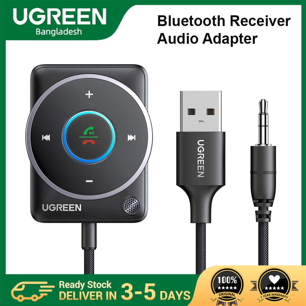 UGREEN CM723 (35002) Bluetooth Receiver Audio Adapter - Bluetooth Version: 5.4 - High-Fidelity Audio - Plug and Play - Wide Compatibility