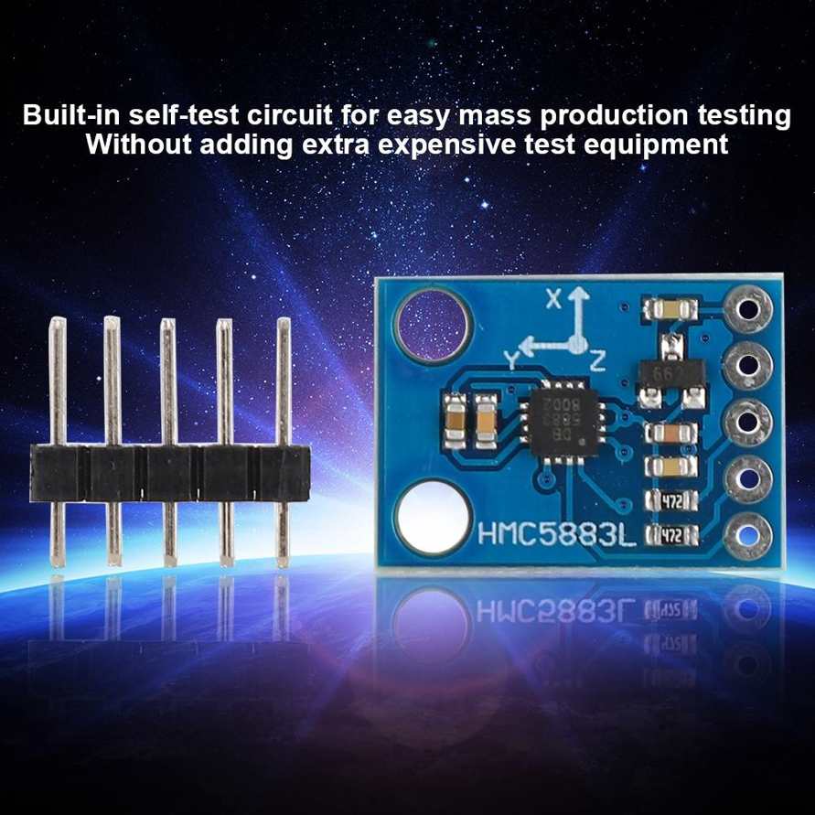 Sensor Module HMC5883L Calibration-Free Electronic Compass Triaxial Magnetic Field. 