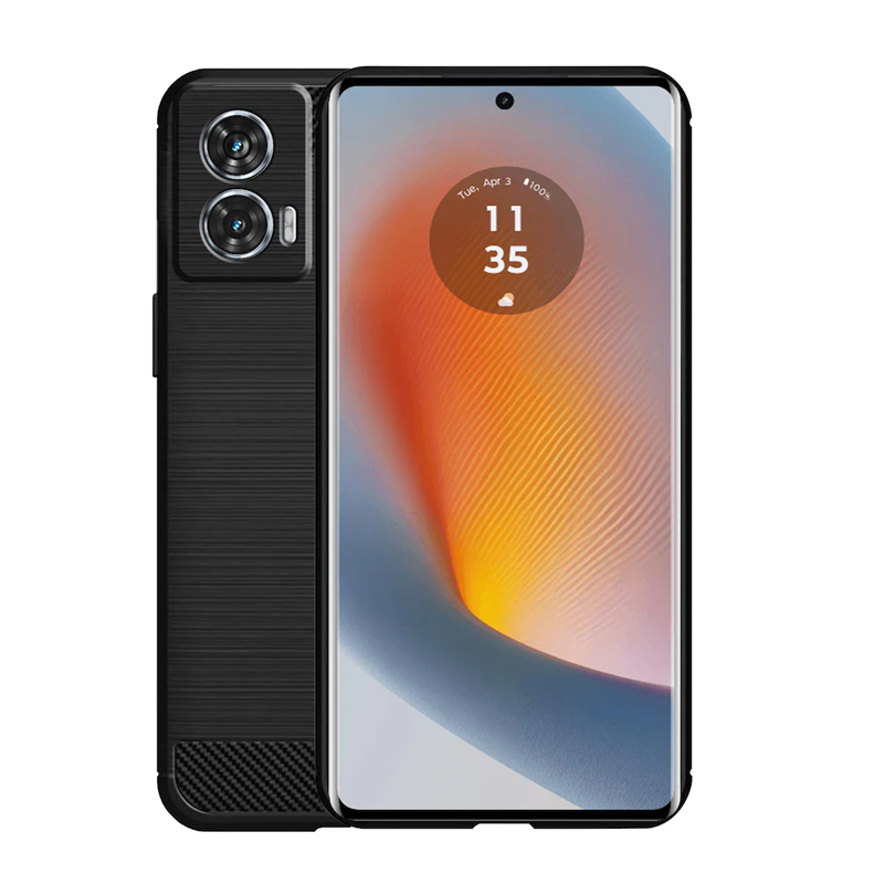 Motorola Edge 50 Fusion soft-touch finish with camera production soft premium quality Spigen Rugged Armor Soft Silicone Case For Moto Edge 50 Fusion Back Cover