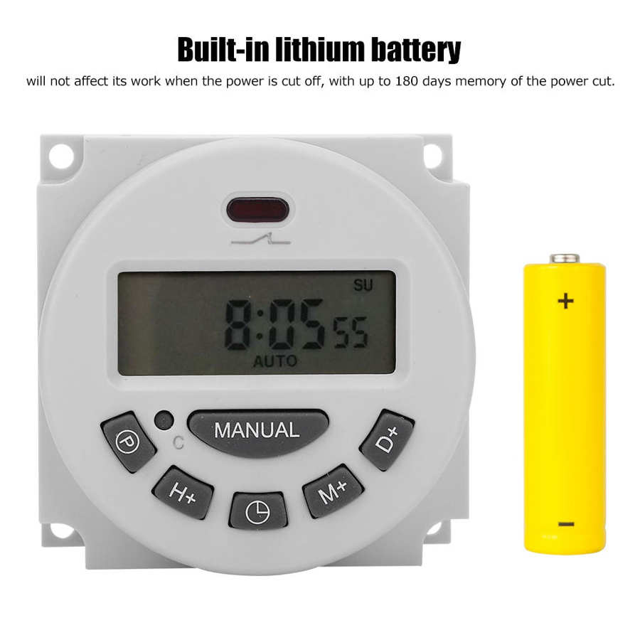 CN101A L701-12V LCD Digital Time Switch Congenerous Micro-Computer Electron Timer Control Switch. 
