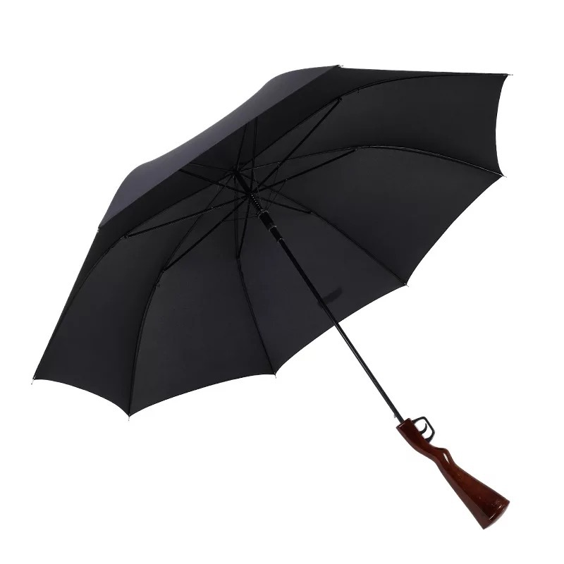 Creative Rifle Umbrella Long Handle Large Straight Cool Umbrellas Formen Automatic Open. 