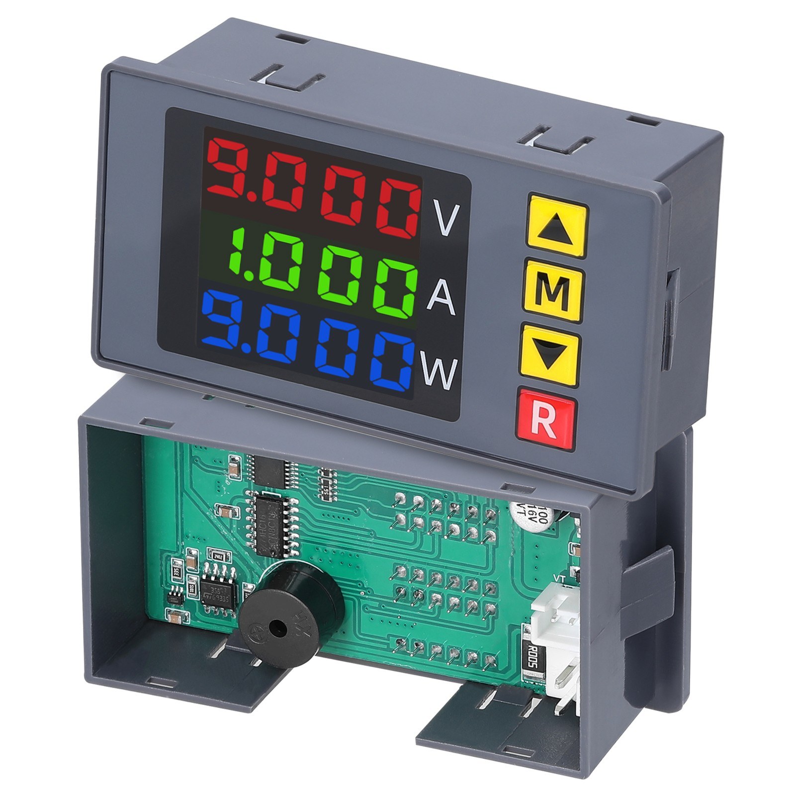BM730 3in1 Voltage Current Power Meter 4-digit Digital Voltmeter Multifunctional Ammeter with Buzzer Supports Voltage and Current Display Fine Adjustment with Low Voltage Overvoltage and Overcurrent Sound Alarm Function. 