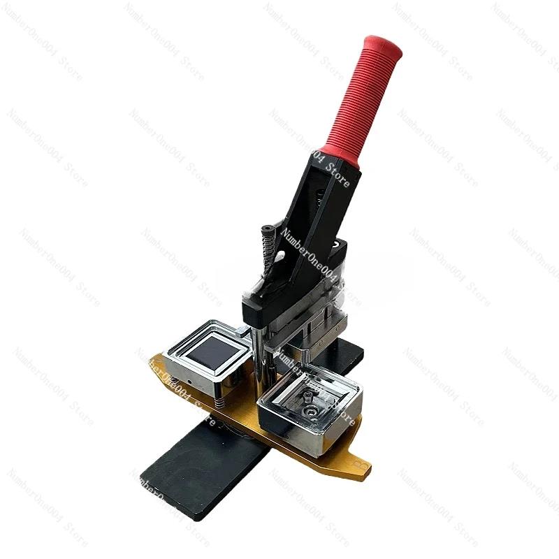 Applicable to 63.5x63.5mm Rectangle Shape Custom Photo Fridge Magnet Button Maker Button Machine Kit. 
