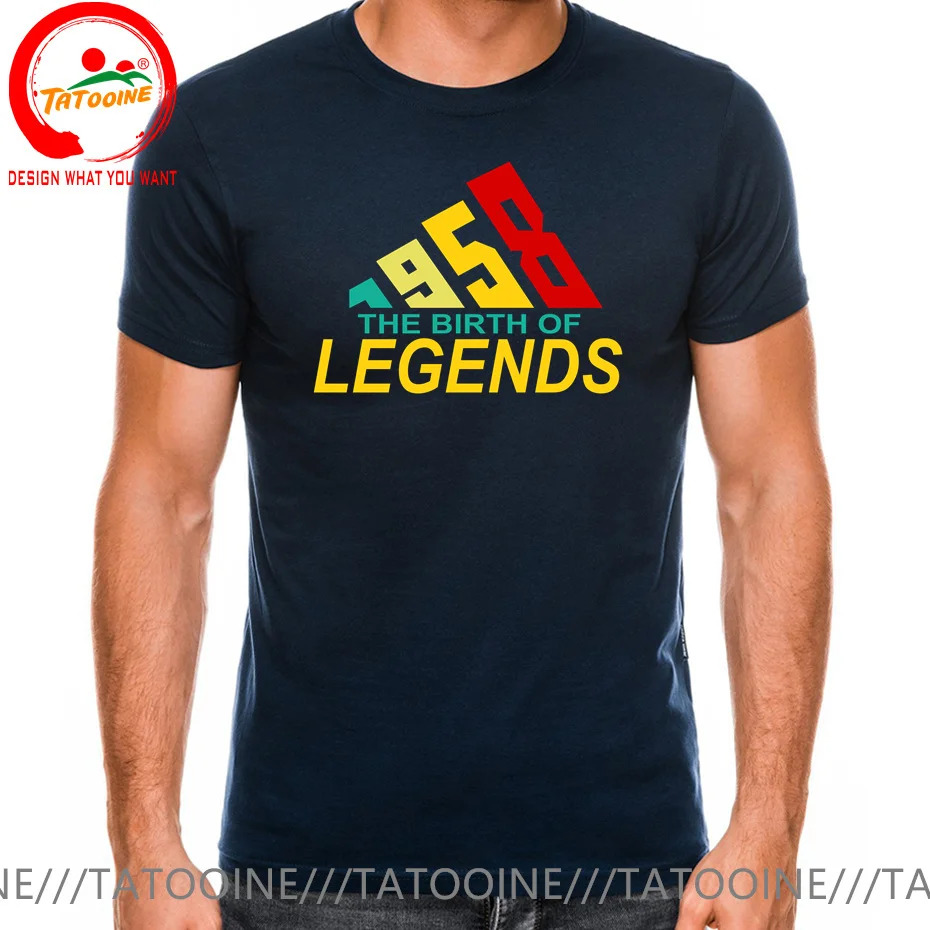 Retro Classic Birthday 1958 Limited Edition T-Shirt Vintage Grunge Legends Born in 1958 T-Shirts Men The Birth Of 1958 Tee Shirt. 