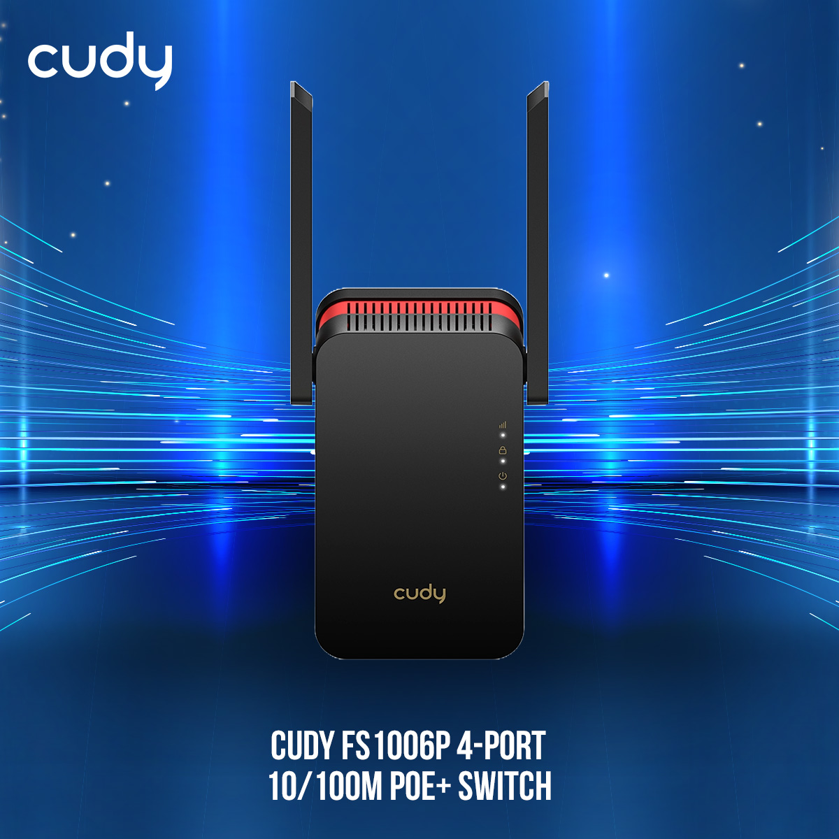 Cudy RE3000 AX3000 Dual Band Wi-Fi 6 Range Extender - Extremely Fast AX3000 Wi-Fi 6 Technology -  OFDMA, Beamforming and MU-MIMO Supported - Work with any standard router or gateway - Gigabit Ethernet ports to connect wired devices