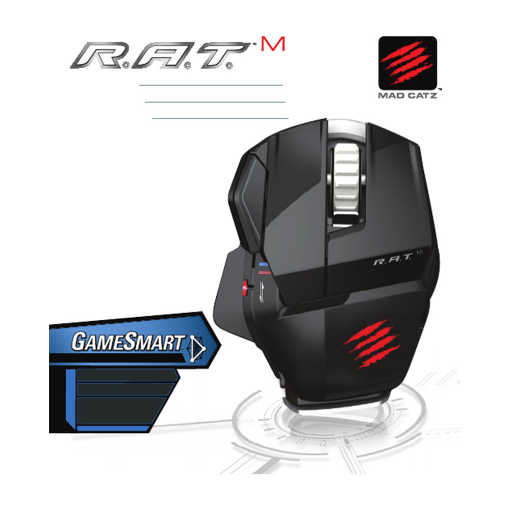 Mad Catz R.A.T. M Wireless Mobile Gaming Mouse. 