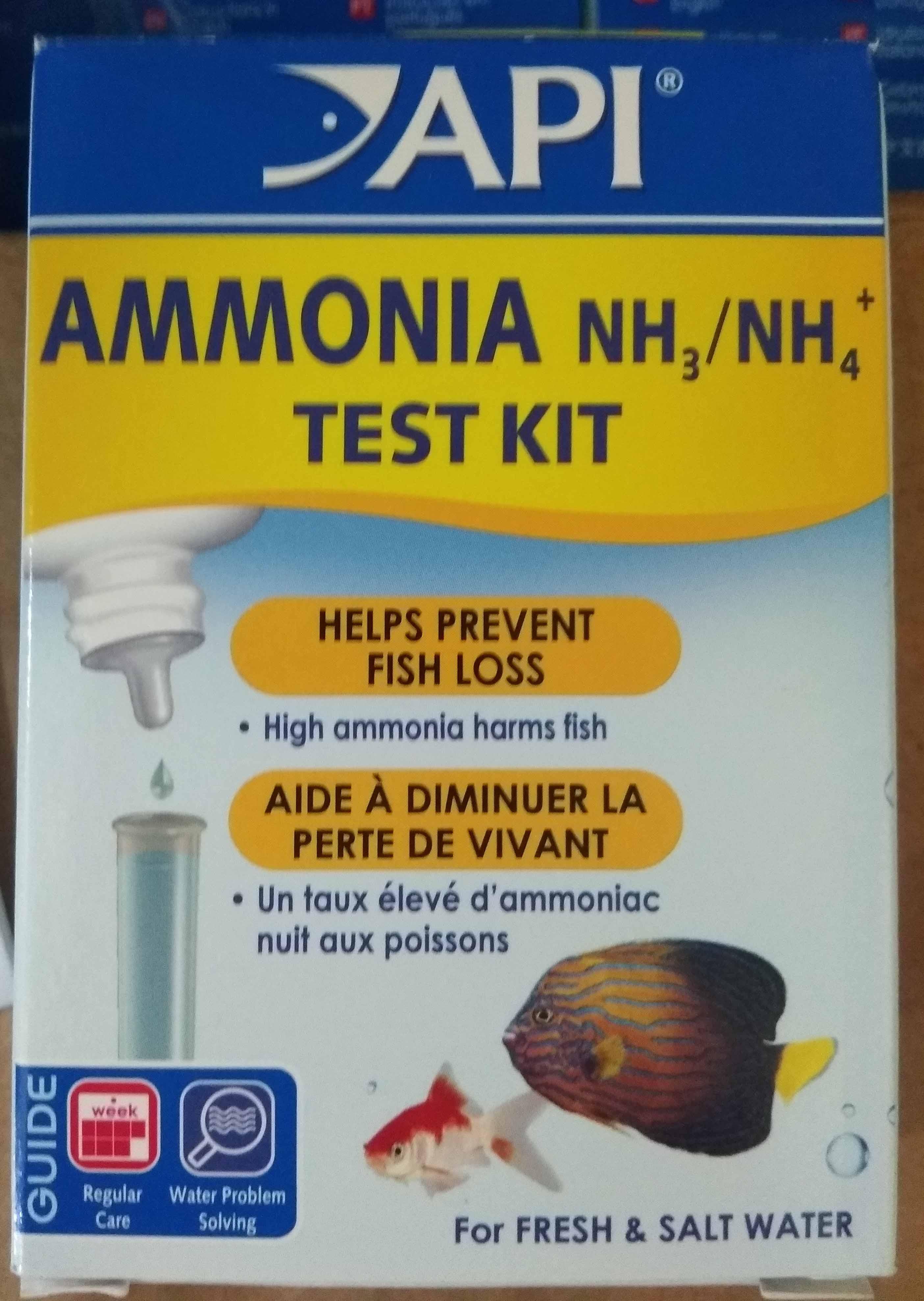 ammonia test kit aquarium