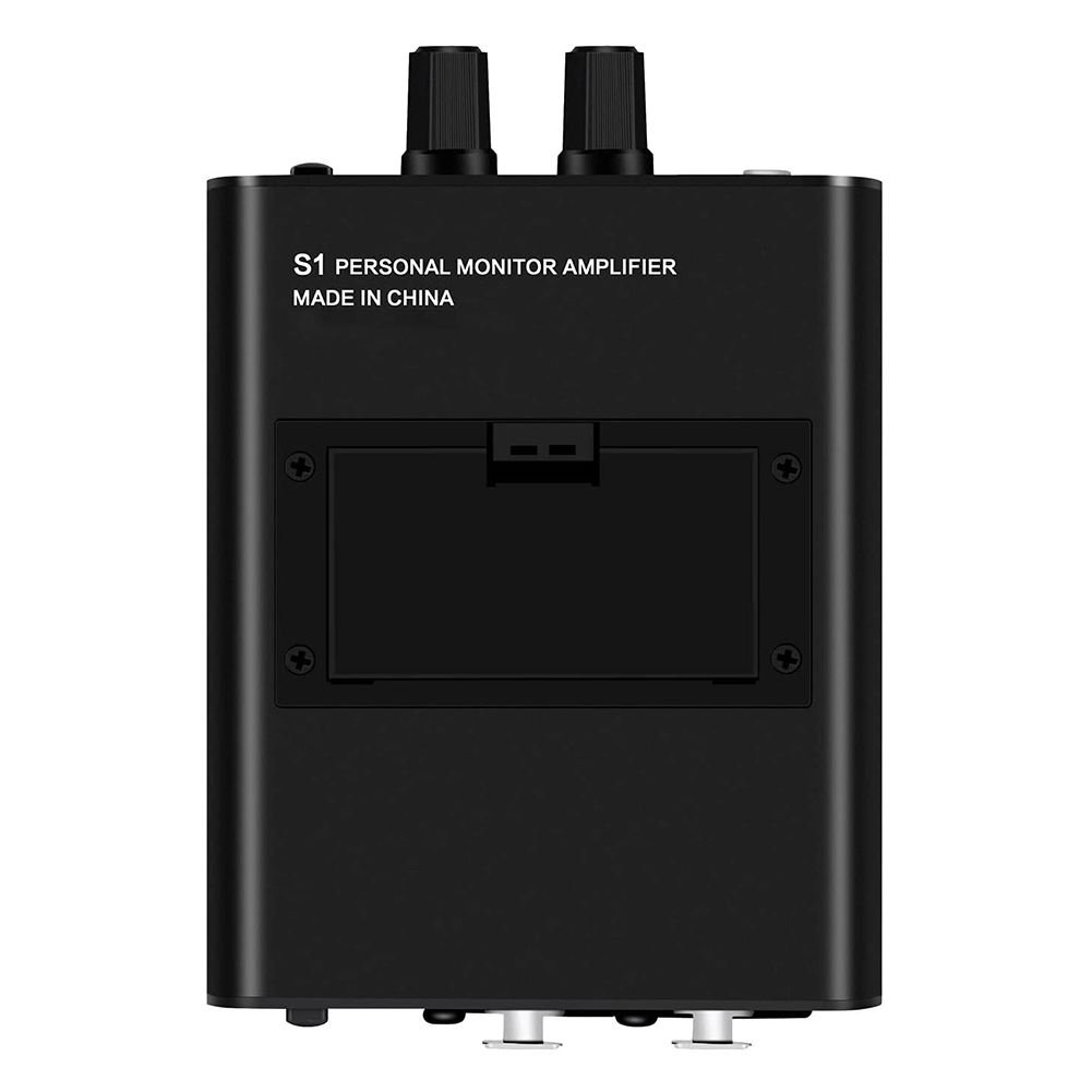 S1 Personal In-Ear Monitor Headphone Amplifier for Drummers Keyboardist Guitar Player In-Ear Amp IEM System(US Plug). 