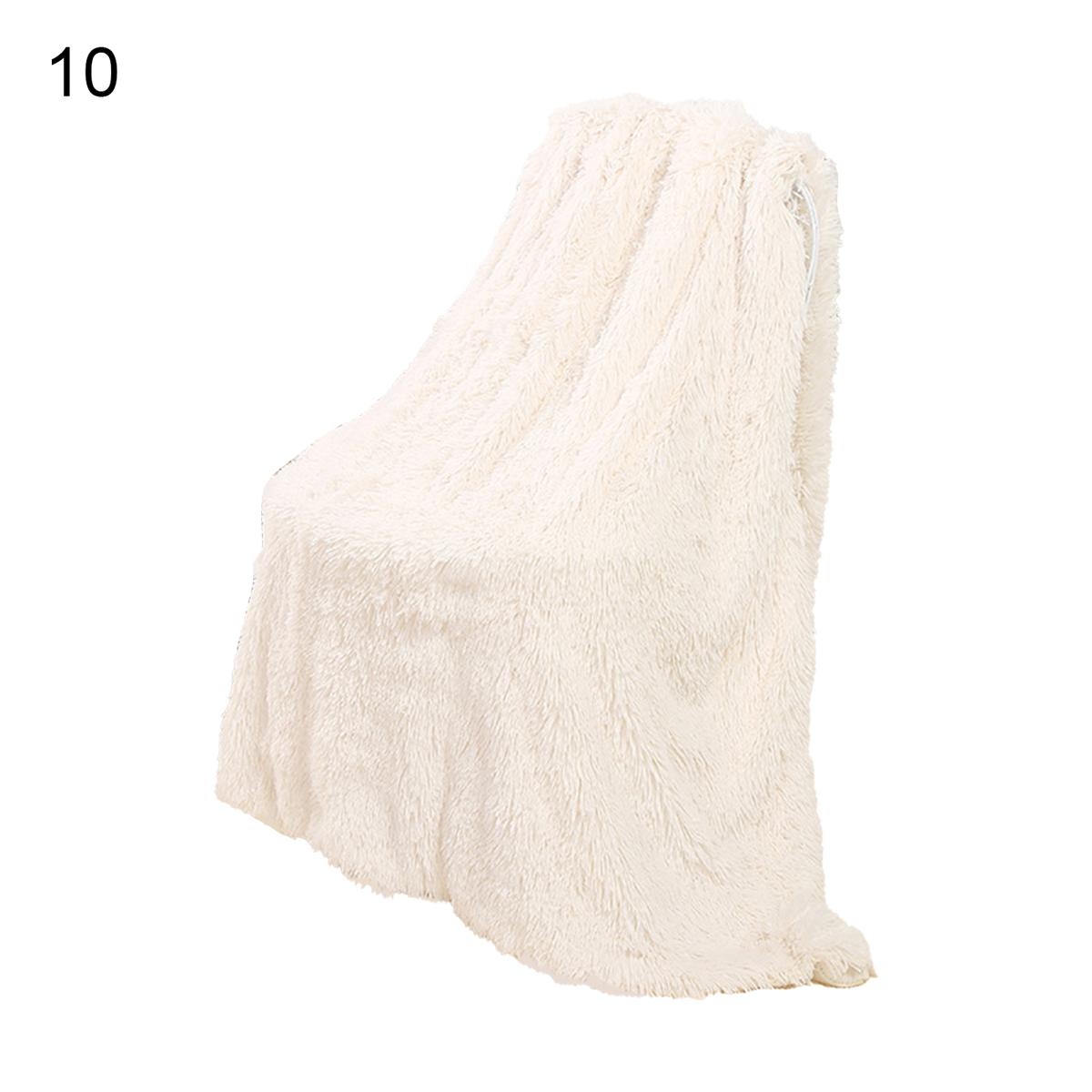 Faux Fur Blanket Decorative Washable Fluffy Faux Fur Throw Blanket