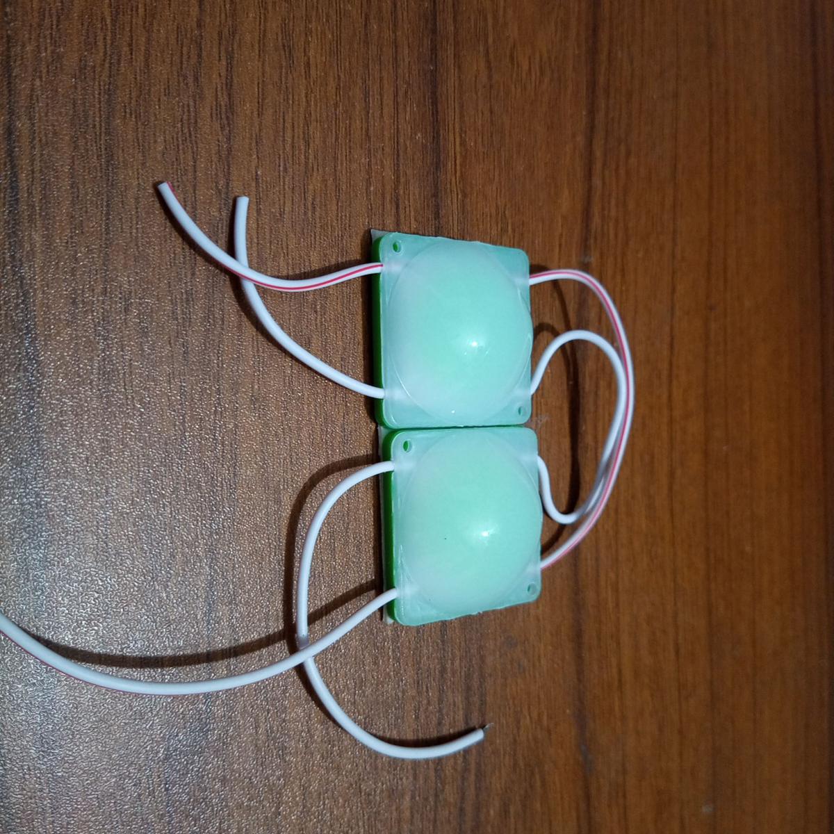 12 Volt AC/DC Led Light (2 Pieces) Green Color