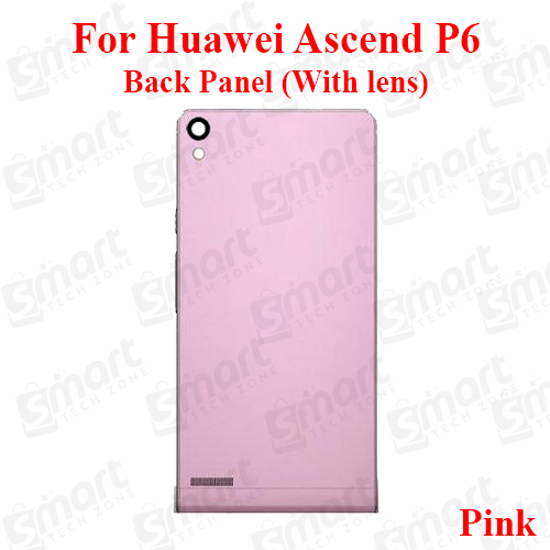For Huawei P6 Back Panel/Backshell/ Casing + Camera lens With Logo-All Colors Available. 