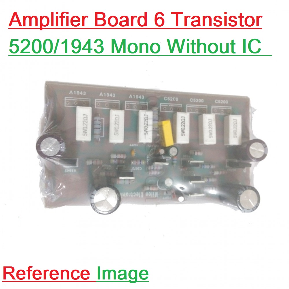 Transistor 5200 And 1943 Amplifier Circuit Diagram