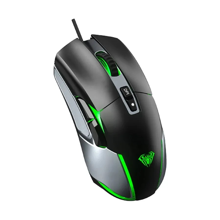 Aula F816 Wired Black Gaming Mouse. 