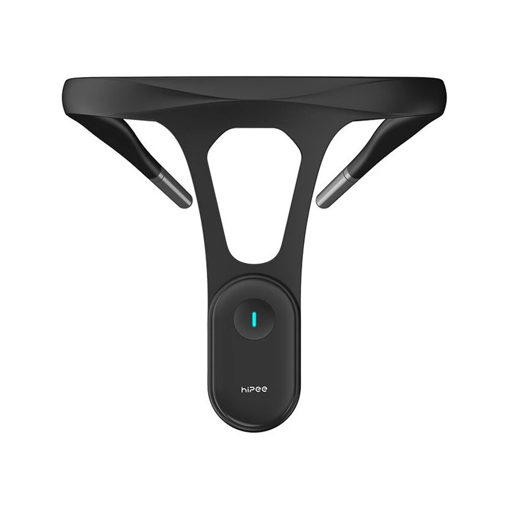 Hipee intelligent posture corrector for real-time monitoring of back health - black