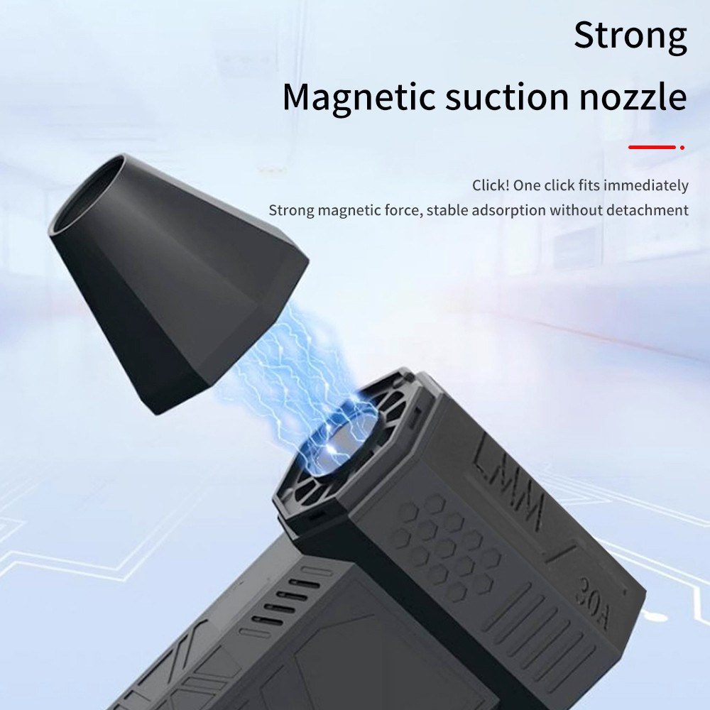 Brushless motor fan dust collector Type-C - grey. 