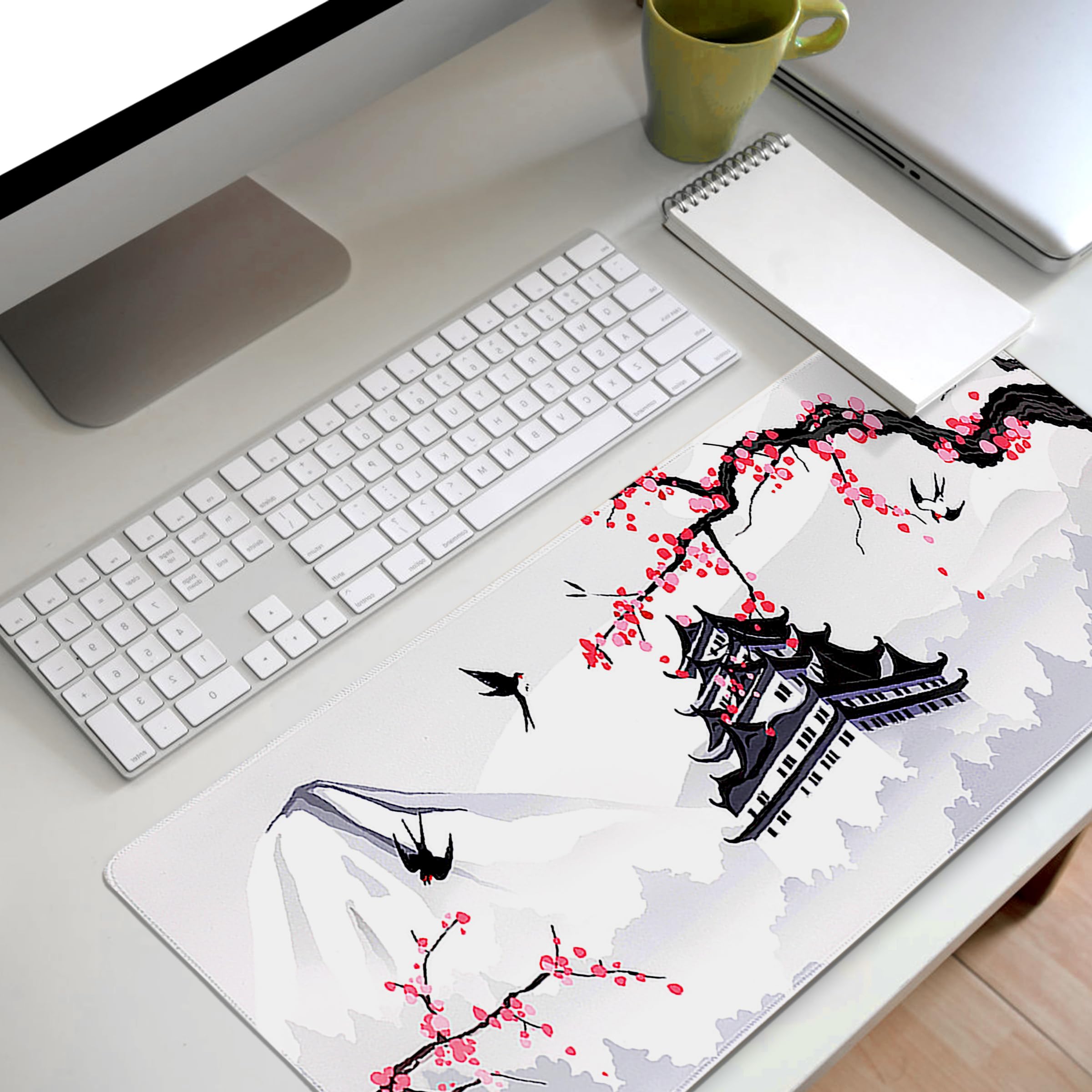Laptop rat big mouse pad xxl rubber keyboard mouse carpet anti-slip gamer mouse pad label pad. 