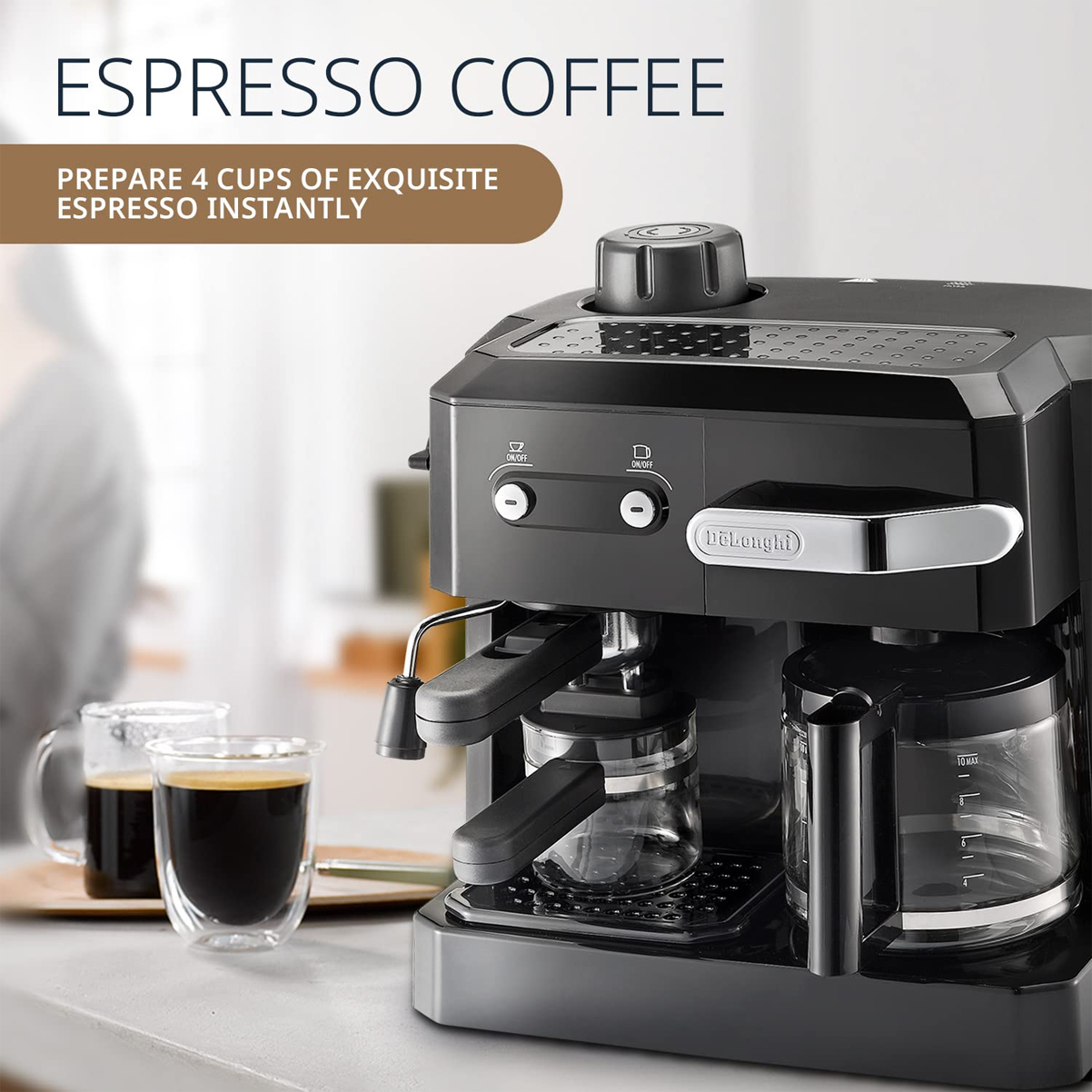 De'Longhi BCO320 Combi Espresso Coffee Maker. 