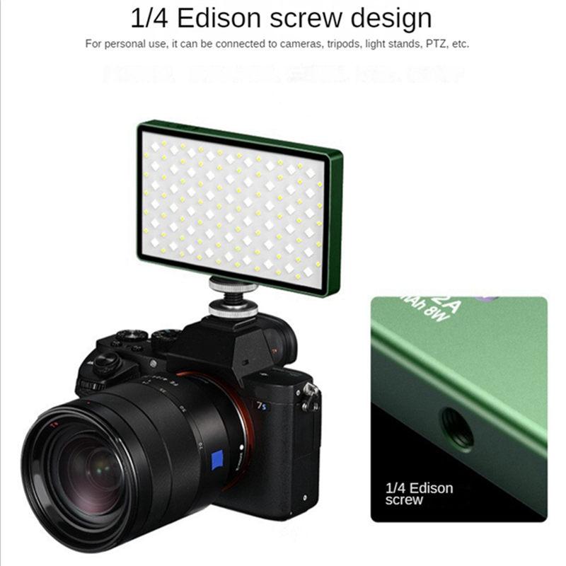 RGB Full-Color Lamp Square Pocket Light LED Fill Light Photography Full-Color LED Charging Light. 