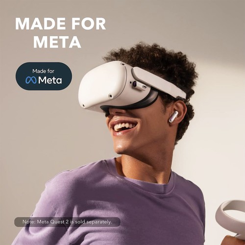 Anker Soundcore VR P10 TWS Gaming Earbuds, Compatible with Meta Quest 2, Steam Deck, PS4, PS5, PC, Switch - White. 