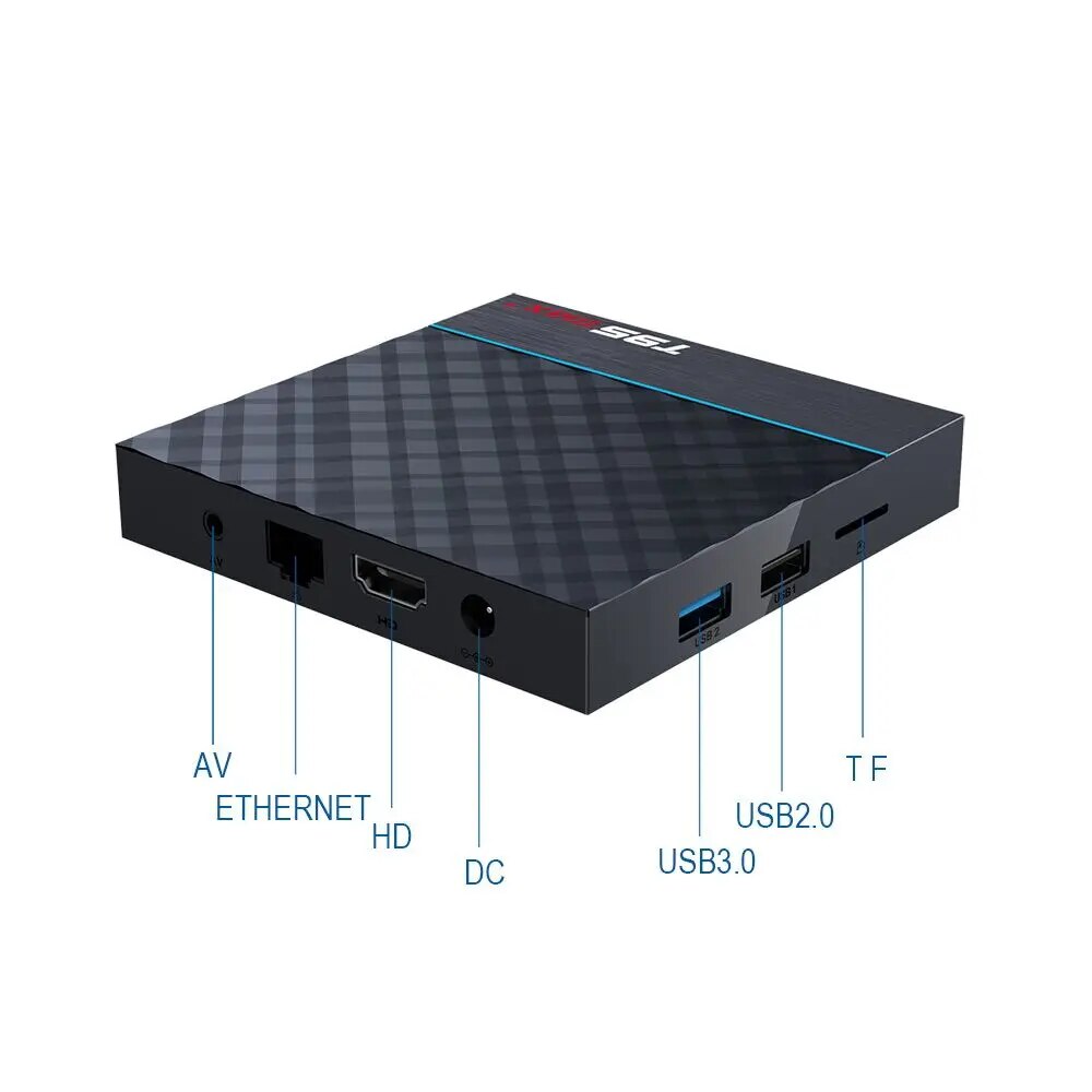 T95 max plus Smart TV Box Android 9.0 Amlogic S905X3 4G 32G64GB 1000M 8K 4K Media Player 2.4G 5G Wifi 1080P Set Top Box 3D Video. 