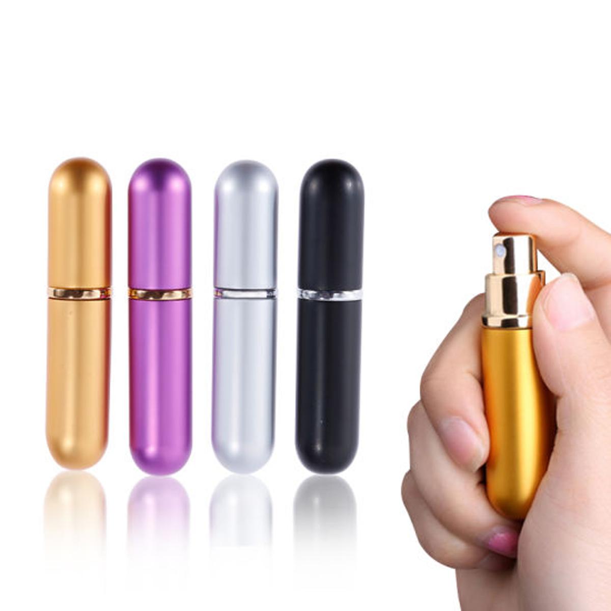 Fashion Base Portable Mini Refillable Perfume Atomizer Refillable Perfume Bottles Empty Small Spray Bottles, Scent Pump Case, Perfume Atomizer Refillable Travel Outgoing