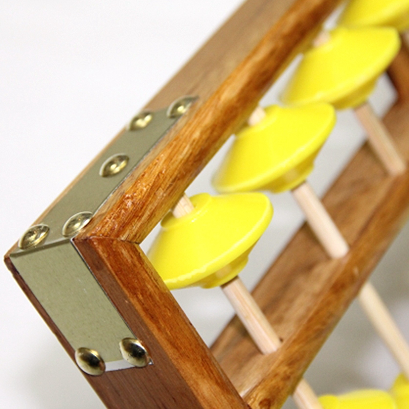 Chinese Abacus 13 Column Wood Hanger Big Size Non-Slip Abacus Chinese Soroban Tool In Mathematics Kids Math Education Toy 58Cm. 