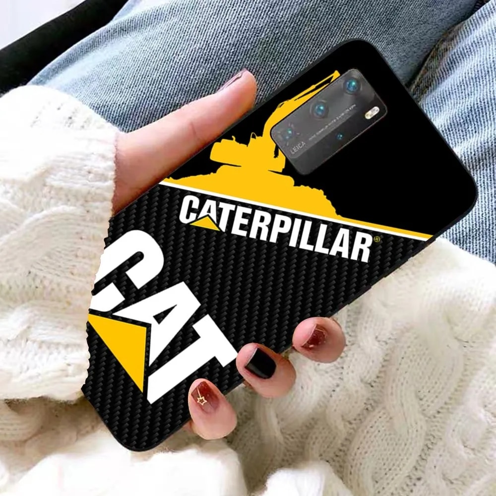 Caterpillar logo Phone Case For Huawei P 8 9 10 20 30 40 50 Pro Lite Psmart Honor 10 lite 70 Mate 20lite. 