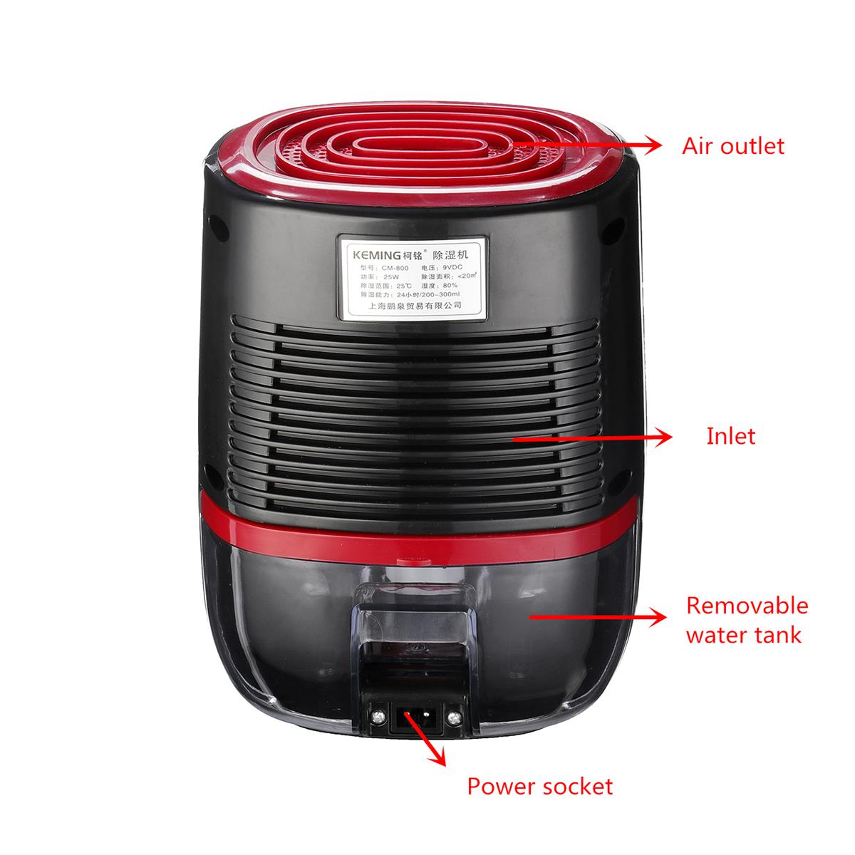 Portable Electric Dehumidifier Dry Air Moisture Remover Appliances 500ML For Home Office -. 
