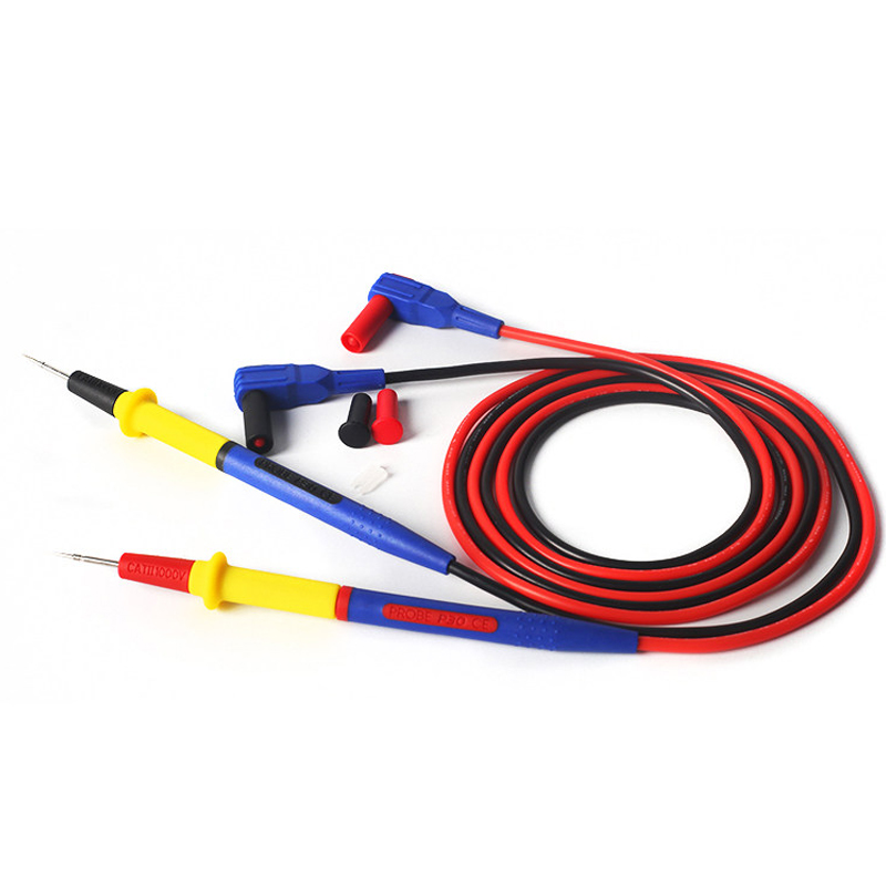 MECHANIC P30 Multimeter Pen 1000V 20A Soft Anti-Scalding Silicone Wire Extra Tip Probe Test Pen for Digital Multimeter. 
