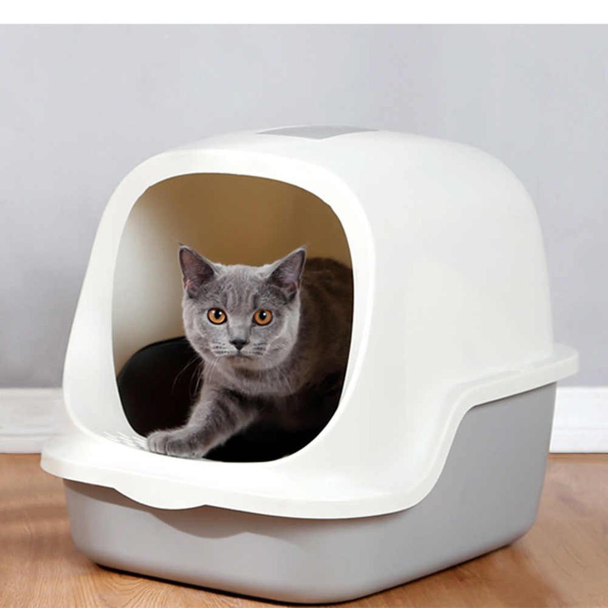 Cover Litter Box Waterproof Hooded Cat Litter Box With Shovel Daraz .bd