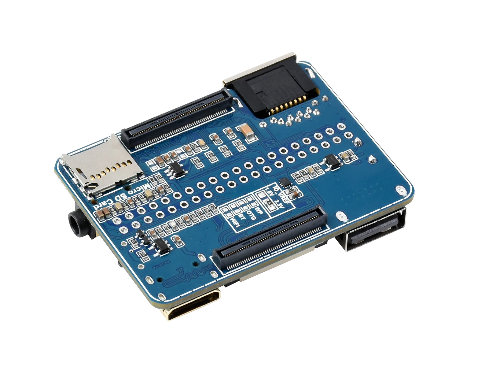 Waveshare Nano Base Board (B) for Raspberry Pi Compute Module 4, Same Size as the CM4