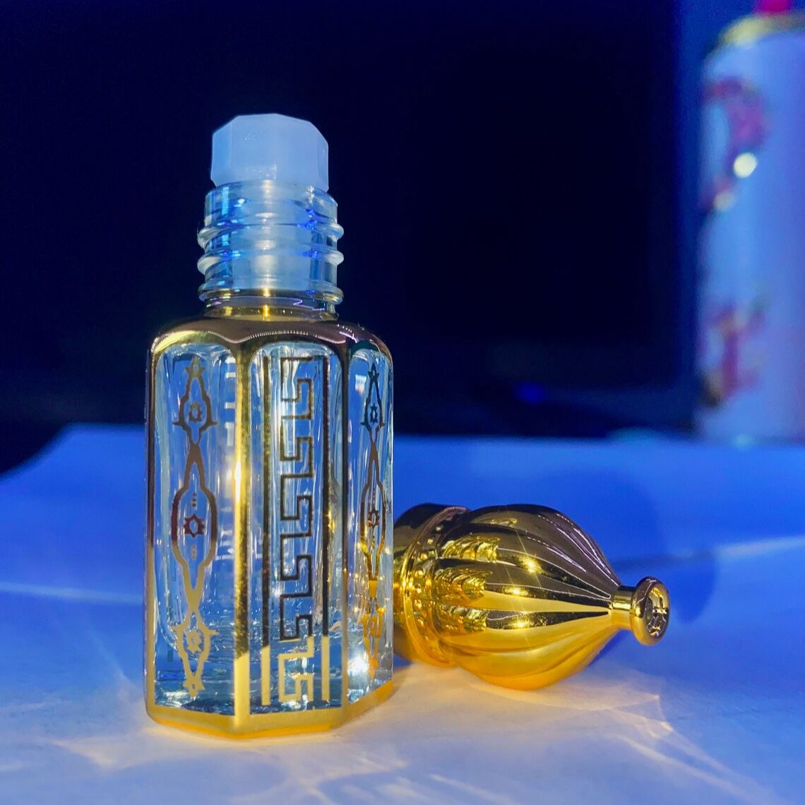 6 ml Crystal Glass Attar empty Bottle