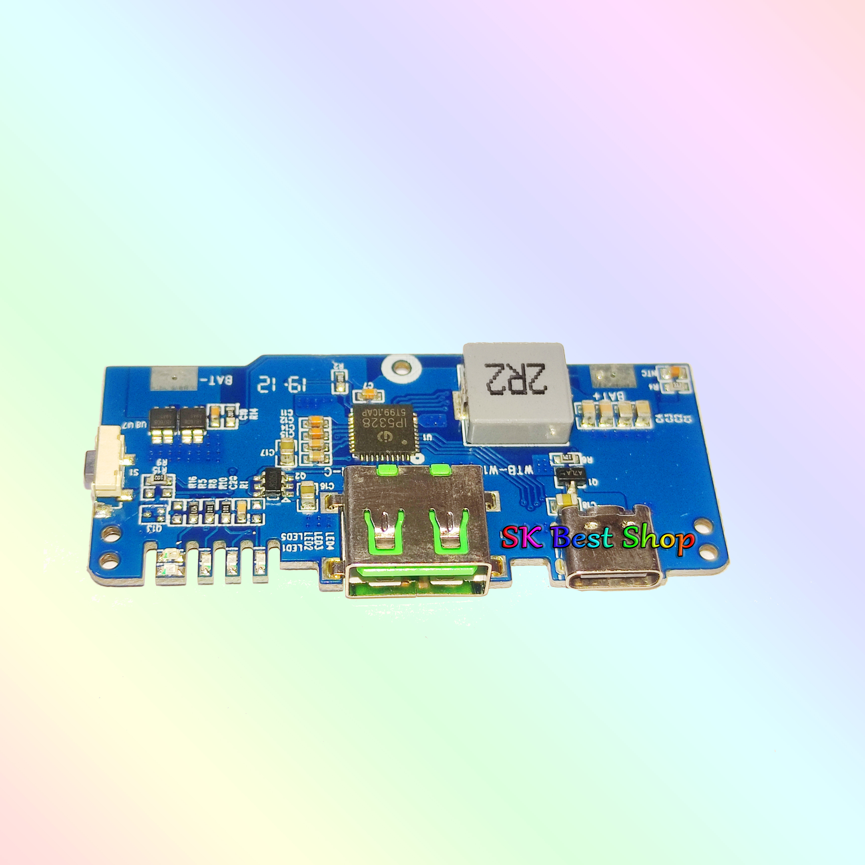 Quick Charge Power Bank Circuit Fast Charging  Input Type C Charging Port Power Bank Circuit. 