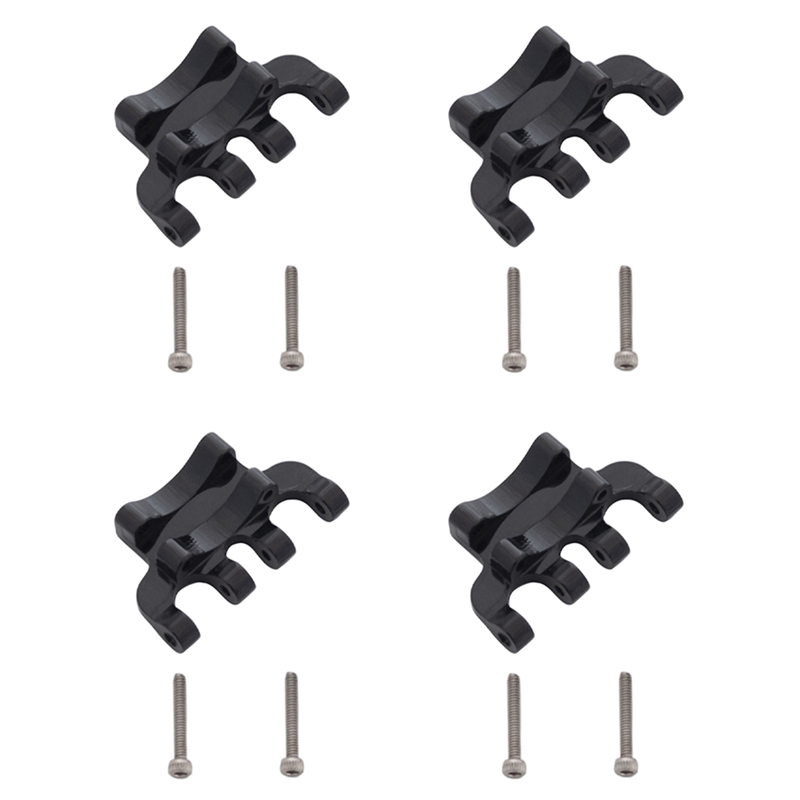 4X Metal Rear Axle Truss Upper Link Mount Base for Axial SCX24 90081 C10 1/24 RC Crawler Car Upgrade Parts Accessories,3