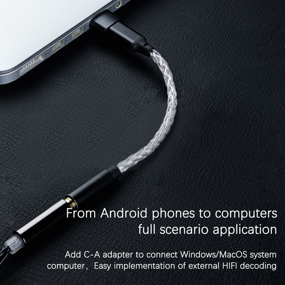 Jcally Jm20 High Performance Cs43131 Dac Decoder Type-C To 3.5mm Headphone Amplifier Adapter For Macos. 