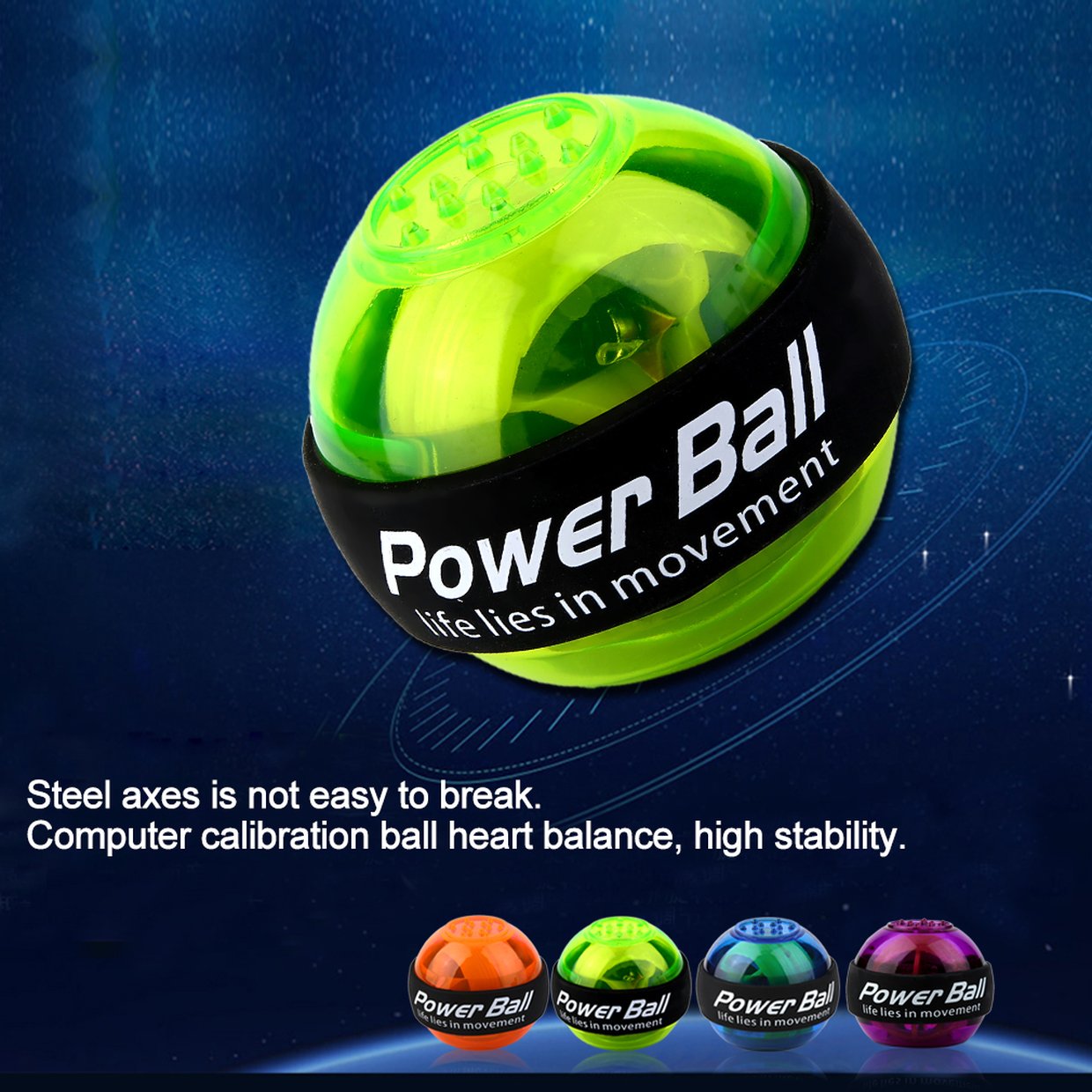 EF Magical   Gyroscope Power Ball Gyro Power Ball Wrist Arm Exercise Ball. 
