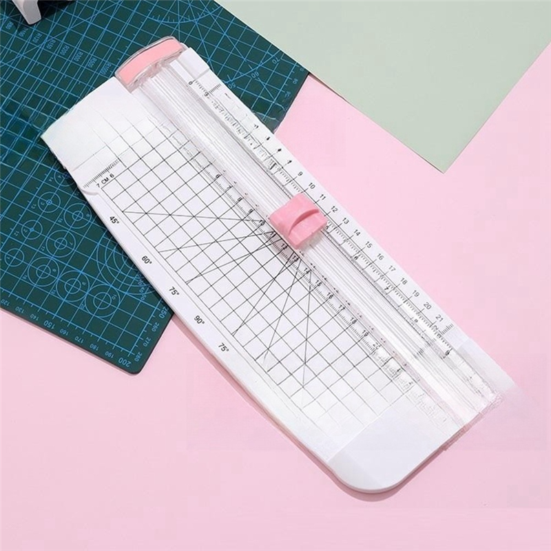 Portable Paper Trimmer Manual Paper Cutter 12 in Paper Slicer Scrapbooking Tool with Side Ruler for Craft Paper,A4 A5 Paper A. 